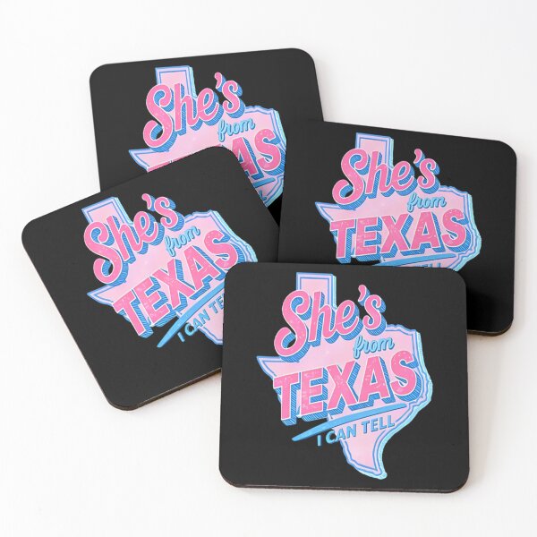Item preview, She's From Texas I Can Tell Retro Texas Map Graphic Tee  Cute Southern Girl  Texas  Western Boho Aesthetic designed and sold by PlatinumDream.