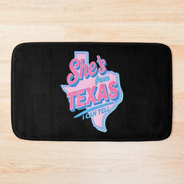 Item preview, She's From Texas I Can Tell Retro Texas Map Graphic Tee  Cute Southern Girl  Texas  Western Boho Aesthetic designed and sold by PlatinumDream.