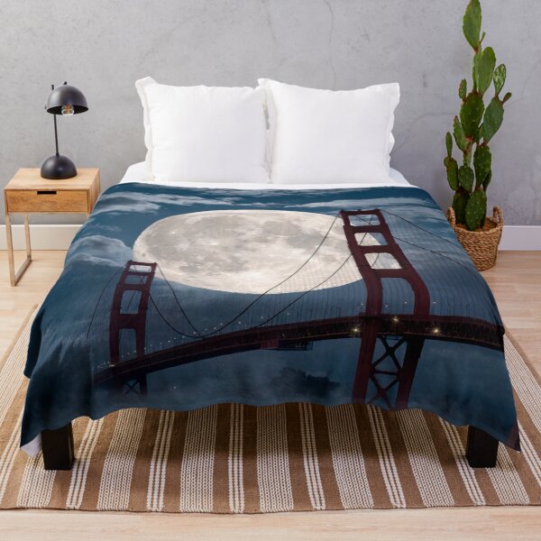 Item preview, Golden Gate Bridge under the full moon designed and sold by paulrommer.