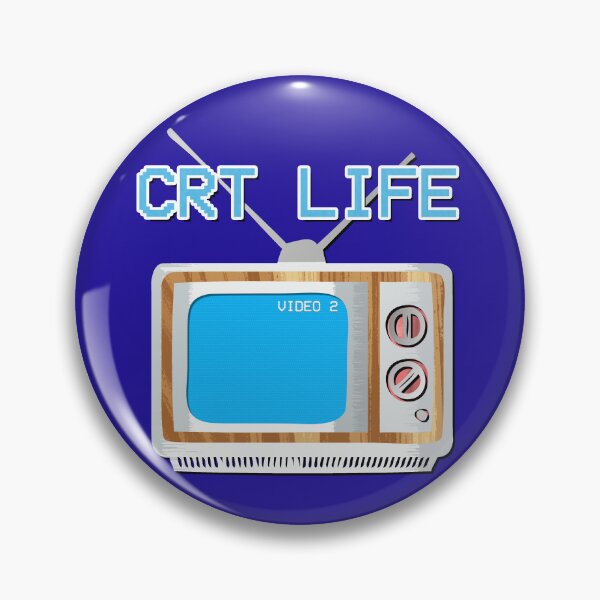 Item preview, CRT Life Tube TV Retro Television designed and sold by ReggieRaggz.