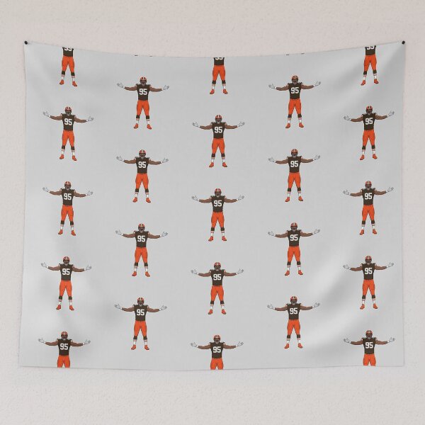 Item preview, Myles Garrett #95 Arms Out designed and sold by EndZoneEmporium.