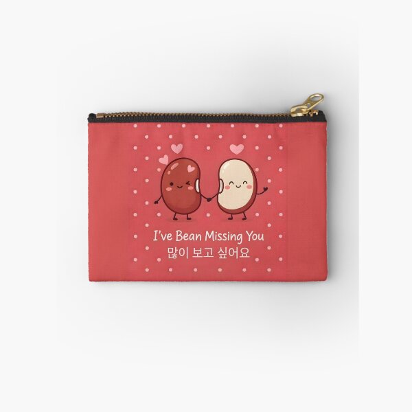 Item preview, I've Bean Missing You Cute Korean  Kawaii Greeting  designed and sold by HowToCanadian.