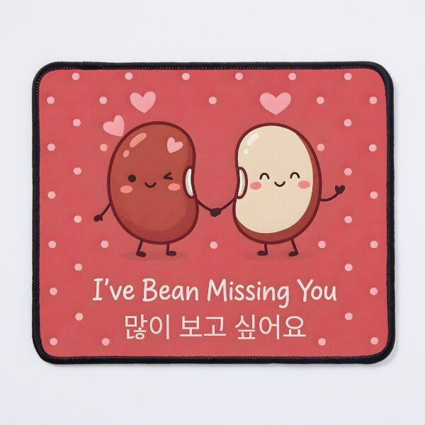 Item preview, I've Bean Missing You Cute Korean  Kawaii Greeting  designed and sold by HowToCanadian.