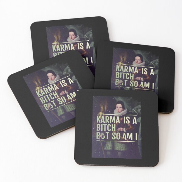 Item preview, Karma Is A Bitch But So Am I Sarcastic Meme designed and sold by lrdvvwzvhv57.