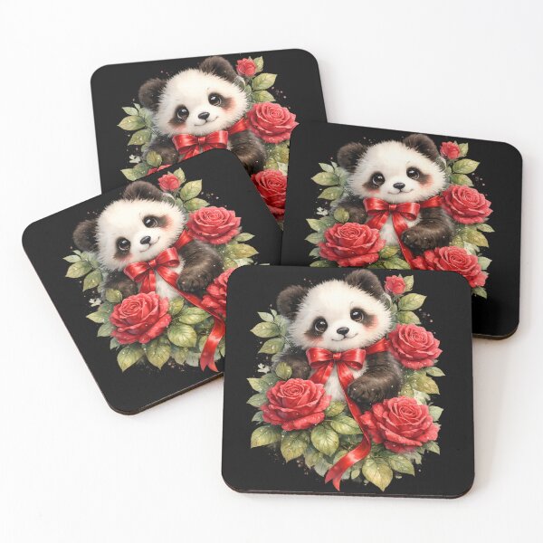 Item preview, panda love flower designed and sold by MBU&D.