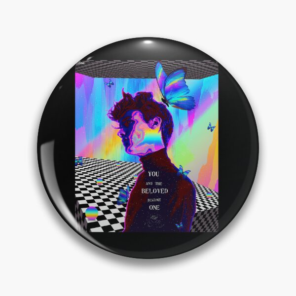 Item preview, Here And Now Trippy Butterfly Vaporwave Poster designed and sold by lrdvvwzvhv57.