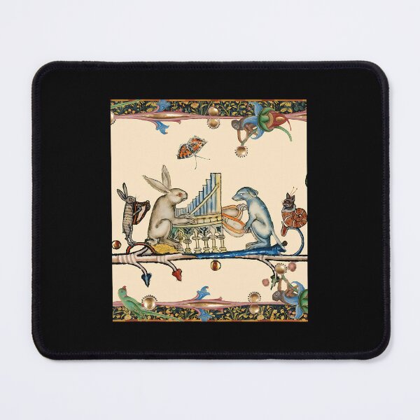 Item preview, Weird Medieval Bestiary Rabbit Playing Organ designed and sold by lrdvvwzvhv57.