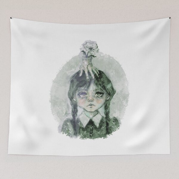 Item preview, GOTH GIRL FLOWER HAND SAGE GREEN SOFT GOTH designed and sold by melyverso.