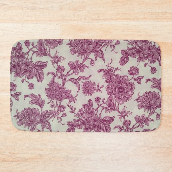 Item preview, Purple floral motif design  designed and sold by DoneAndDusted.