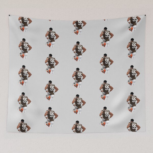 Item preview, Myles Garrett #95 Hands On Hips designed and sold by EndZoneEmporium.