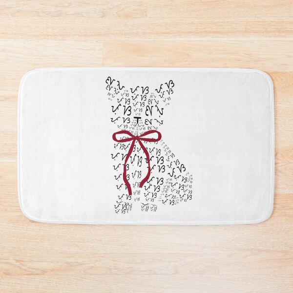 Item preview, Calligram: Baybayin Cat (for textile) designed and sold by CrafterCrow.