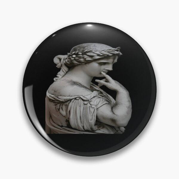 Item preview, Glitched Bust Statue Thinker Vaporwave Art designed and sold by lrdvvwzvhv57.