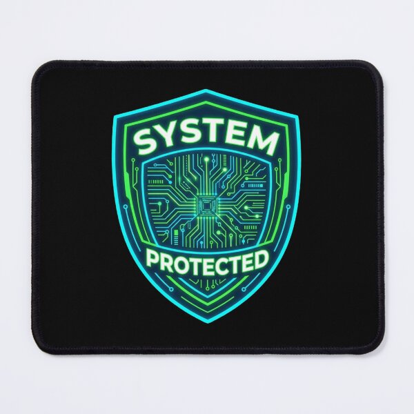 Item preview, System Protected Antivirus Shield Shirt designed and sold by KurtByteStudio.