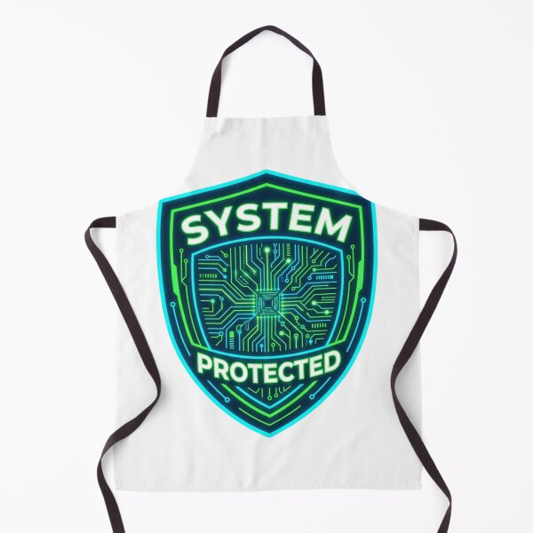 Item preview, System Protected Antivirus Shield Shirt designed and sold by KurtByteStudio.