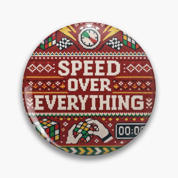 Artikelvorschau, Speedcubing Speed Over Everything Strickmuster entworfen und verkauft von Mauswohn.
