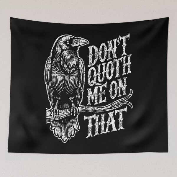 Item preview, Edgar Allan Poe Raven Funny Literary Meme designed and sold by lrdvvwzvhv57.