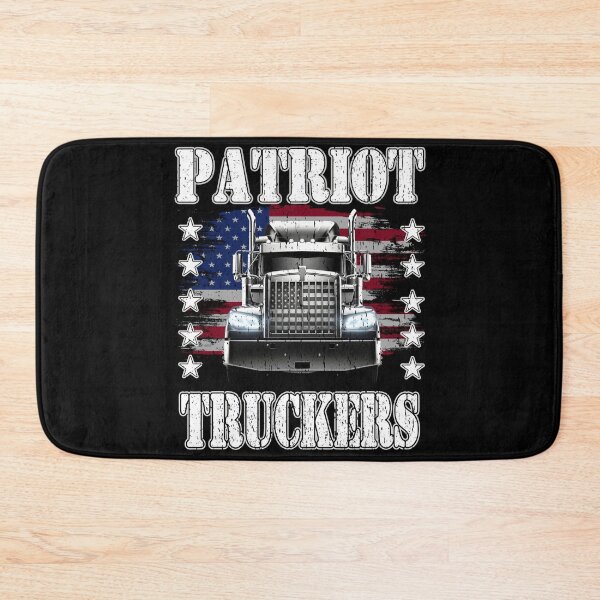 Item preview, Patriot Truckers American Flag Semi Truck Proud Trucker USA Truck Driver freedom trucker liberty democracy cool truckers designed and sold by Jt41.