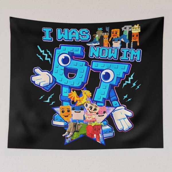 Item preview, I Was Now I Am Funny Kids Block Character Shirt designed and sold by Chaya Reid.