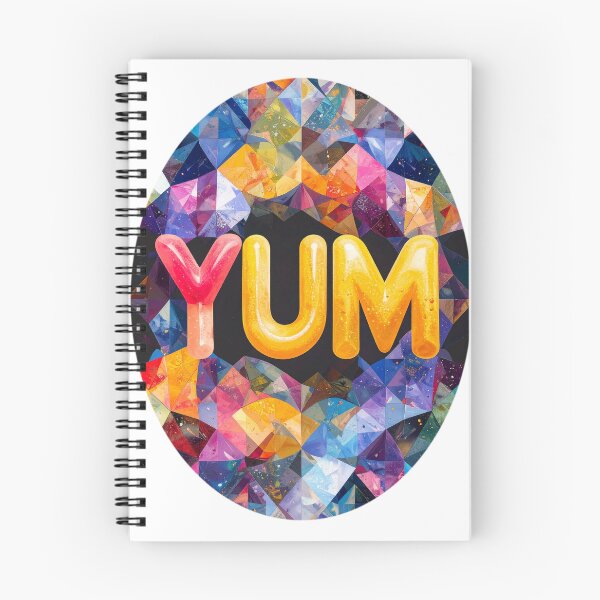 Item preview, Futuristic 3D YUM Bubble Chrome Typography Art designed and sold by icemanphotos.