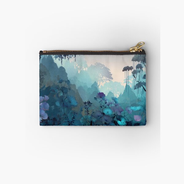 Item preview, Misty Blue Jungle Landscape designed and sold by LuminousFoundry.