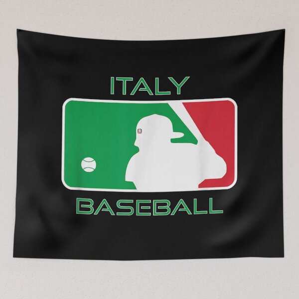 Item preview, Italy Baseball Italian Flag Sports Fan Shirt designed and sold by Chaya Reid.