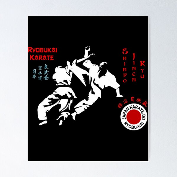 Item preview, Ryobukai Karate Kumite Scene - Shindo Jinen Ryu designed and sold by DacaShops.