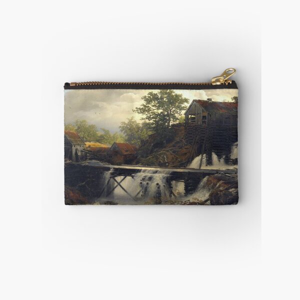 Item preview, Mill in the forest at a falling mountain water designed and sold by SharonTheFirst.
