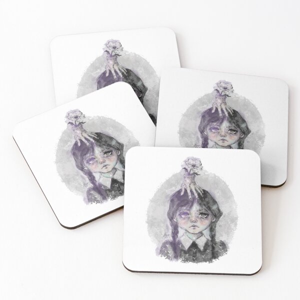 Item preview, GOTH GIRL FLOWER HAND SLATE GRAY MINIMAL GOTH designed and sold by melyverso.