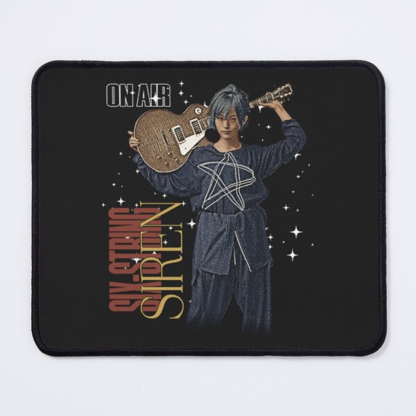 Item preview, Six String Siren On Air Female Guitarist Art designed and sold by RideMche.