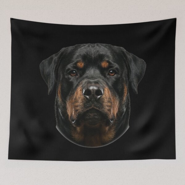 Item preview, Rottweiler Portrait Realistic Dark Art designed and sold by Zippy Creation.