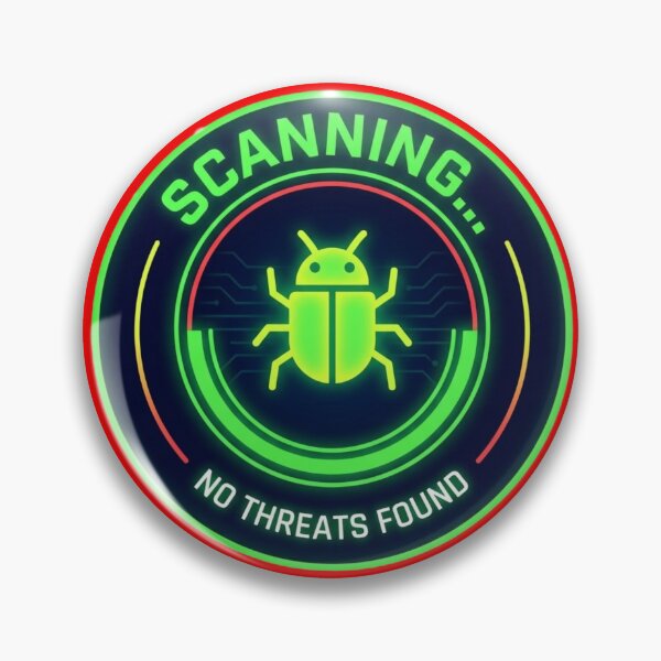 Item preview, Scanning... No Threats Found  IT Security Shirt designed and sold by KurtByteStudio.