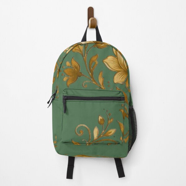 Item preview, Yellow floral motif design designed and sold by DoneAndDusted.