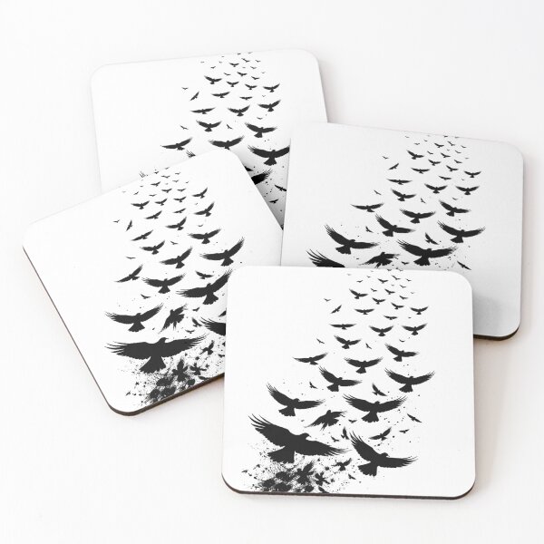Item preview,  birds flying away designed and sold by MoosElkPL.