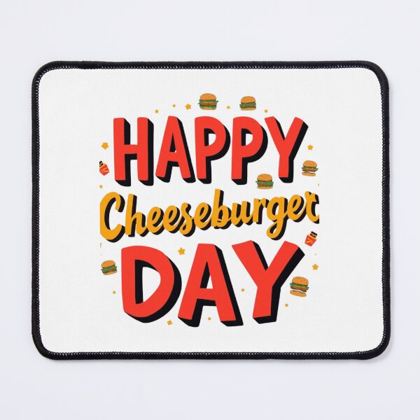 Item preview, Happy Cheeseburger Day-Tee shirts,Mugs and many more designed and sold by StylePrynt.