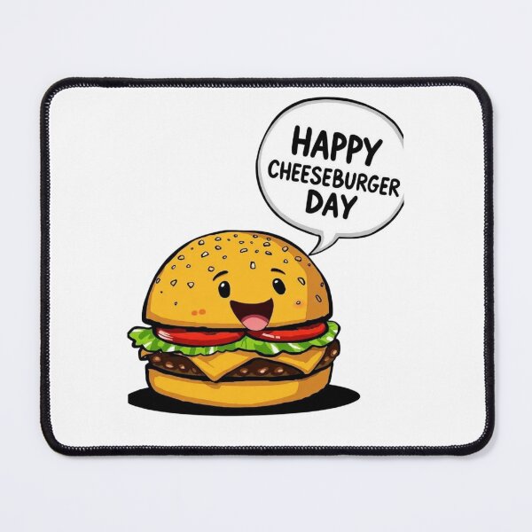 Item preview, Happy Cheeseburger Day-Tee shirts,Mugs and many more designed and sold by StylePrynt.
