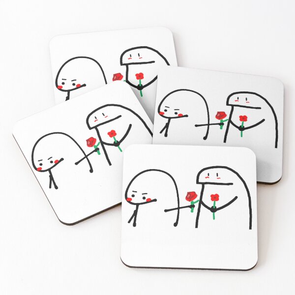 Item preview, Shy Love Offering Flower Cute Doodle designed and sold by PholPol1959.
