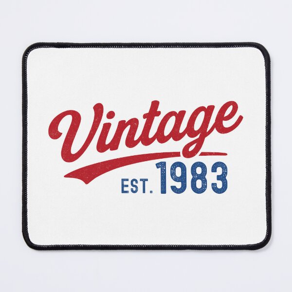 Item preview, Vintage 1983 Retro Distressed Baseball Script designed and sold by THIENVT.