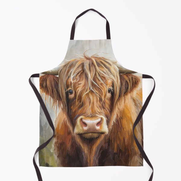 Item preview, Portrait painting highland cow  designed and sold by TYA - Take Your Art.