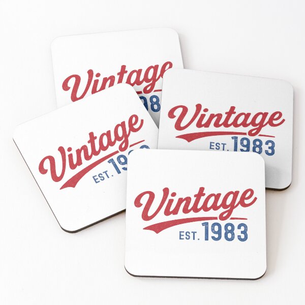 Item preview, Vintage 1983 Retro Distressed Baseball Script designed and sold by THIENVT.