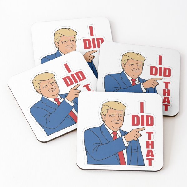 Item preview, Funny Trump Sticker "I Did That". designed and sold by SADesigner2021.