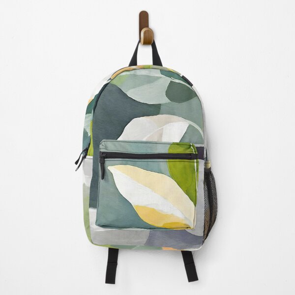 Item preview, Painting abstract plant in pot green grey white designed and sold by TYA - Take Your Art.