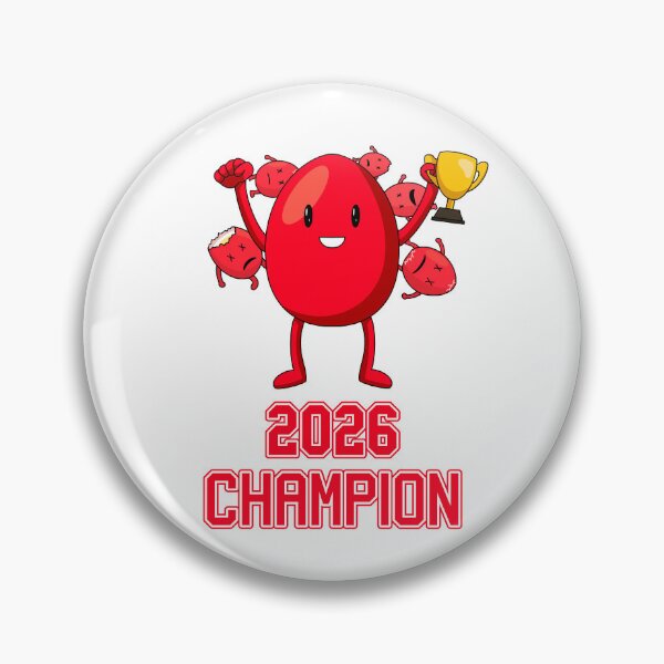 Item preview, 2026 Red Egg Easter Tsougrisma Champion designed and sold by SpaceAlienTees.