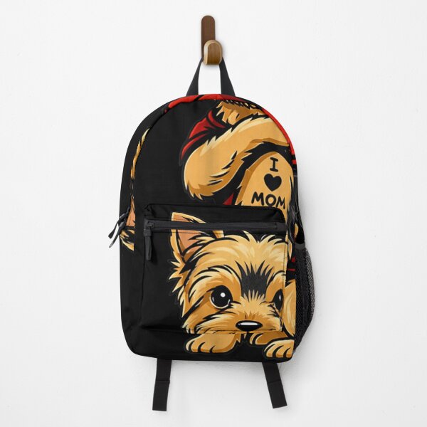 Item preview, Cute Yorkshire Terrier Yorkie Dog With I Love Mom Arm Tattoo Art designed and sold by Daisy Grimes.