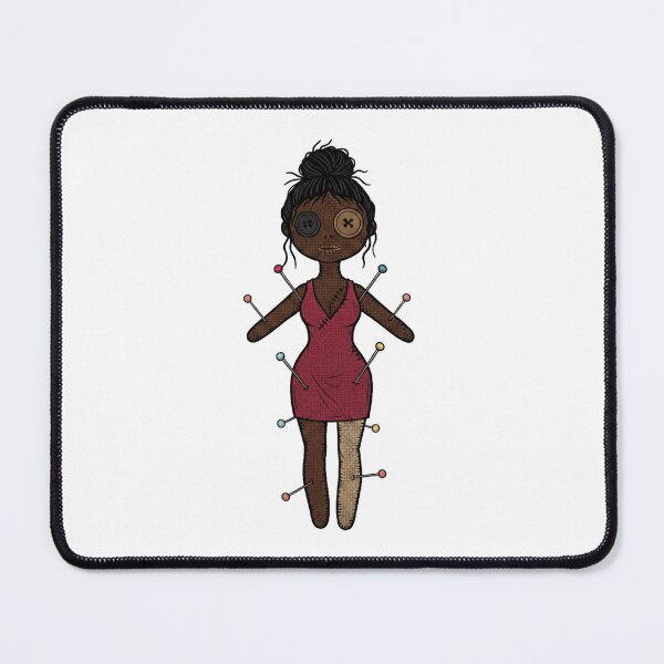 Item preview, Dark Skin Voodoo Doll - Red Evening Gown designed and sold by octozap.