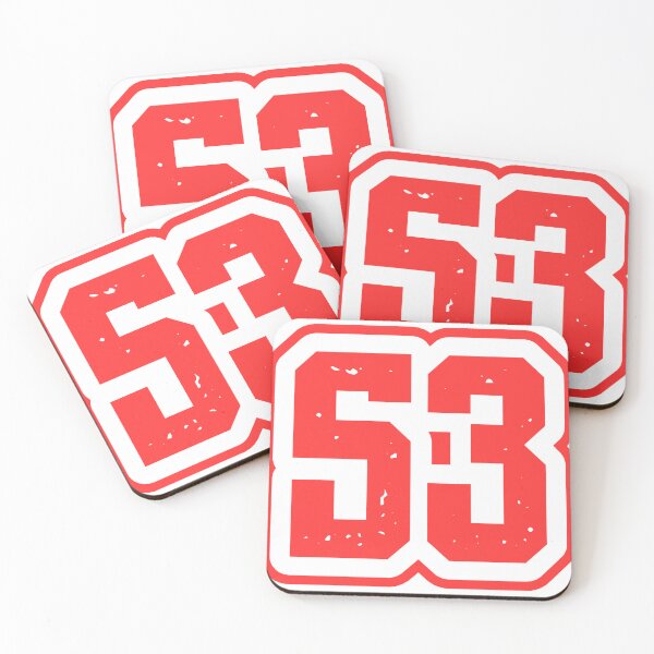 Item preview, Copy of Copy of Minimal 53 Design – Aesthetic Number 53 Style designed and sold by MeowCatVibe.