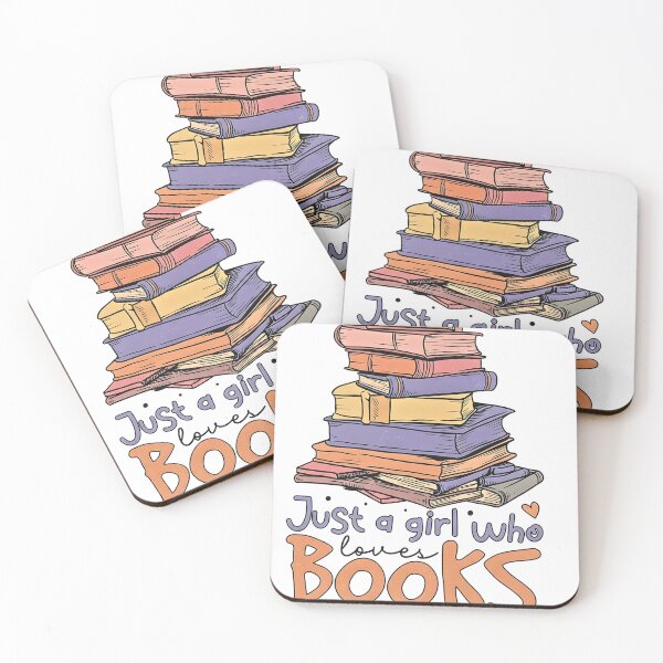 Item preview, Just A Girl Who Loves Books designed and sold by Steele-Art.
