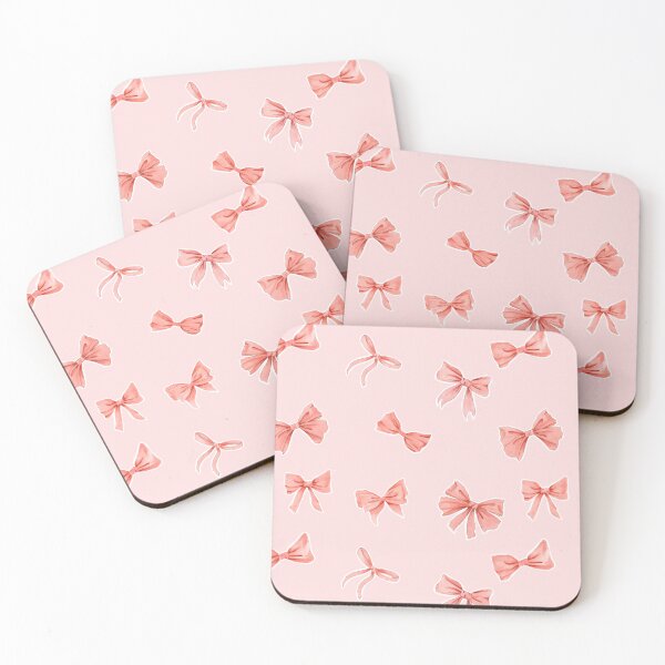 Item preview, Cute aesthetic Pink Ribbon art Pattern designed and sold by Smuchie.