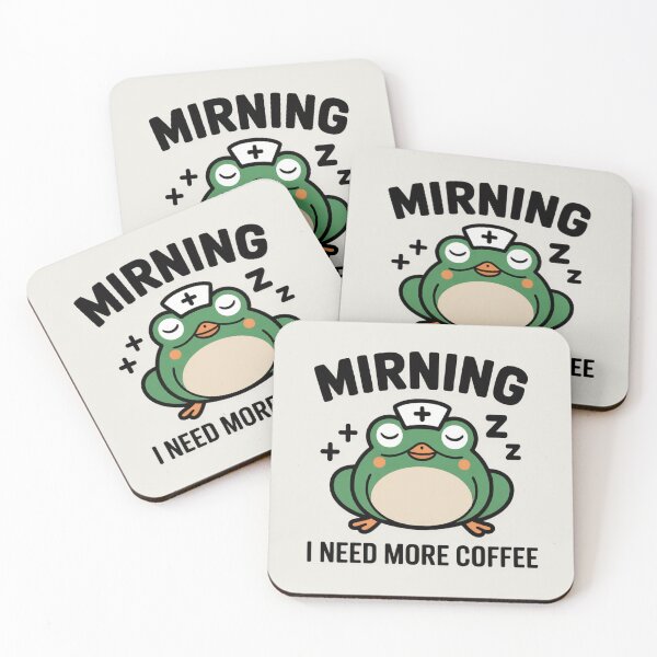Item preview, Sleepy Goose Nurse “I Need More Coffee” Funny T-Shirt Design designed and sold by Mitaudesign.