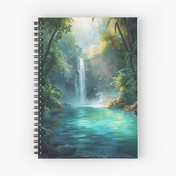 Item preview, Lagoons with water falls designed and sold by Anisha  Vaz.