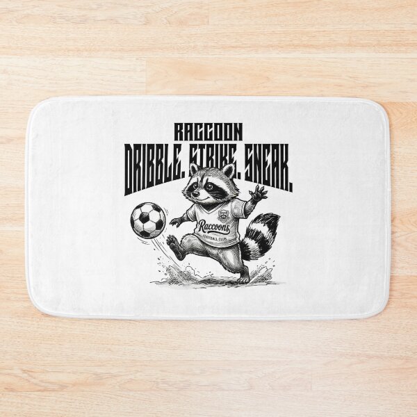 Item preview, Raccoon Soccer Star - Dribble Strike Sneak  designed and sold by MotionBanana Art.